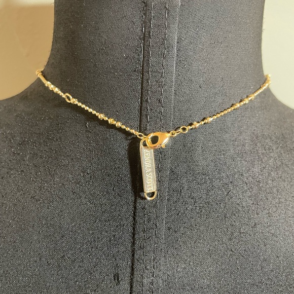 Vintage Kendra Scott Gold Fraser Y-Necklace with Pink Agates - Picture 5 of 5